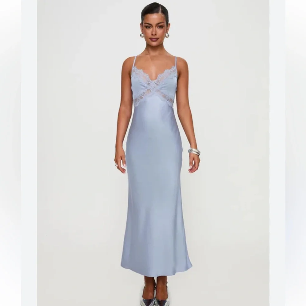 blue silk dresses Prom Dress | Maxi Dress | Navy Blue | 10 | Silk Dress - Navy Blue main image 0